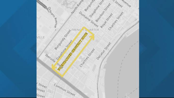 Enhanced security zone planned for French Quarter during Bayou Classic weekend