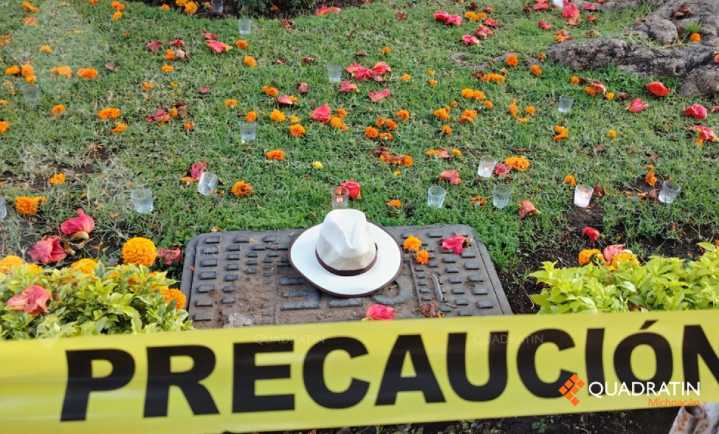 Resguardan escena del crimen de Carlos Manzo… ¡12 horas después!