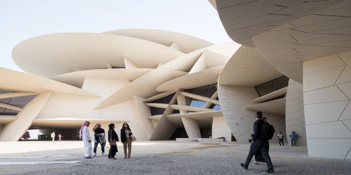 Por dentro del museo catarí que parece una “rosa” del desierto: una joya de 430 millones de dólares