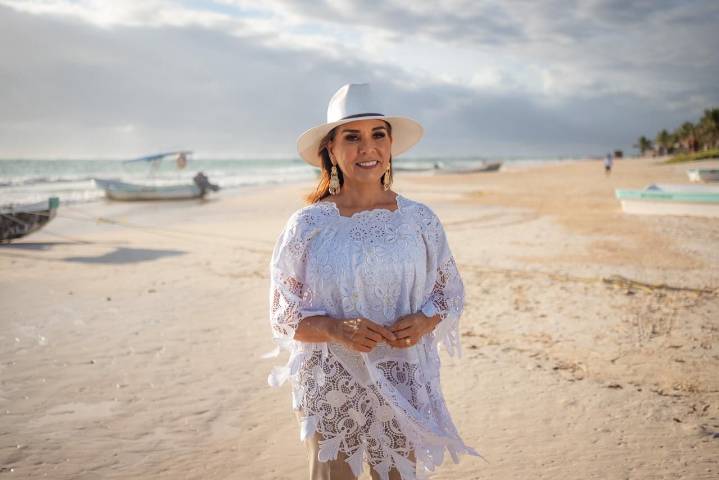 Reafirma Mara Lezama el acceso gratuito a las playas del Parque El Jaguar, en Tulum, en la Mañanera del Pueblo con la Presidenta Claudia Sheinbaum