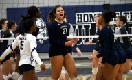 Photo gallery of No. 1 Detroit Country Day vs. No. 2 North Branch in a D2 volleyball regional championship
