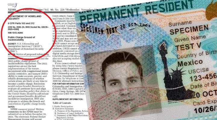 USCIS avanza con regla de carga pública que castigará a inmigrantes que pidan Green Card