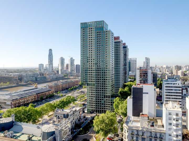 Arquitectura y arte en la nueva torre que Costantini inauguró en el Paseo del Bajo