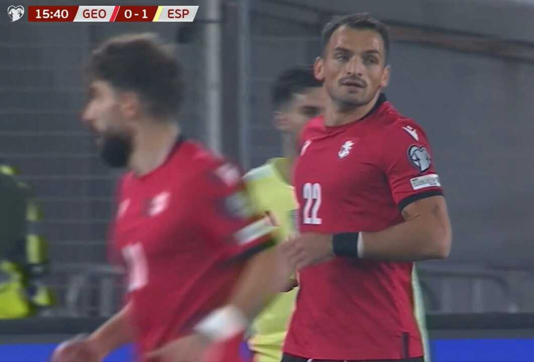 Tabatadze debuta con Georgia como titular ante España