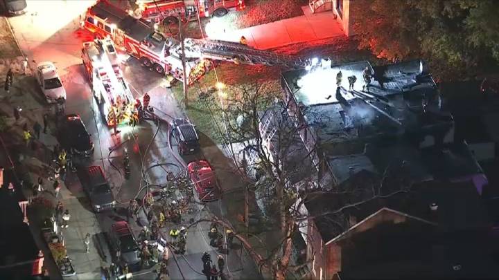 Several hospitalized as crews battle Delco house fire Wednesday