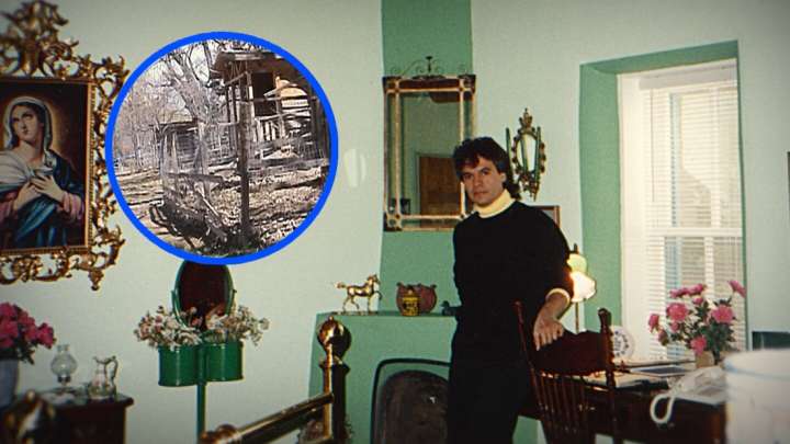 Al interior del rancho que Juanga construyó para sus hijos y quedó en el abandono