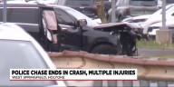West Springfield Police chase ends in multiple injuries