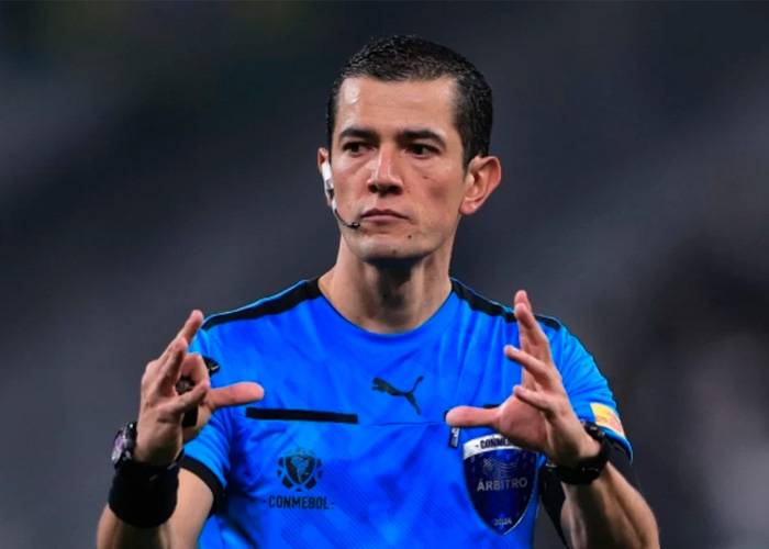 Andrés Rojas, pitará Junior vs. Medellín en la 1ª fecha del Grupo A