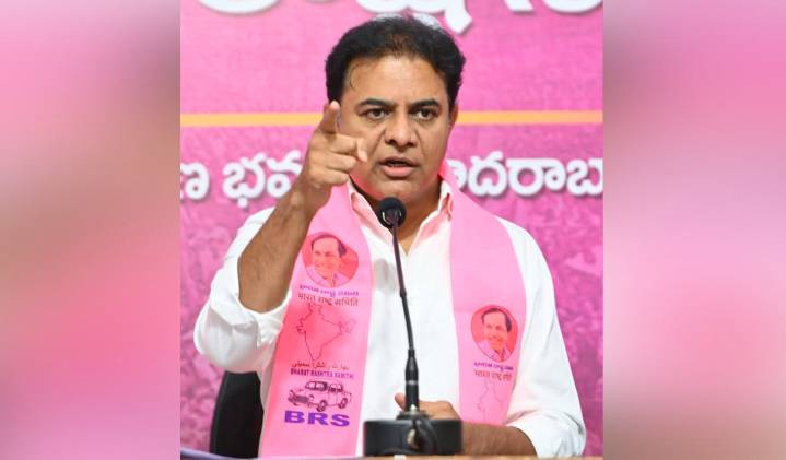 KTR consoles kin of Saudi bus accident victims in Hyderabad
