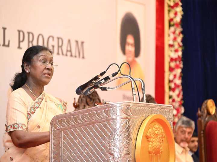 Prez Murmu highlights Sri Satya Sai Baba’s legacy in education