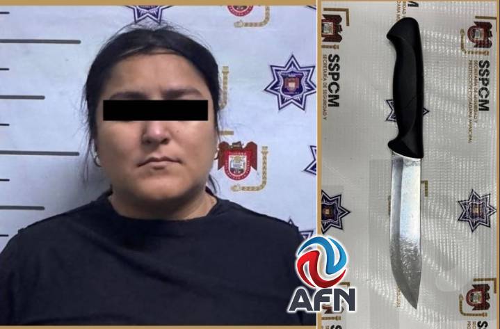 Lesionó a su esposo con arma blanca tras una discusión