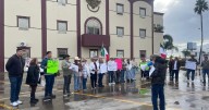 Se manifiestan en Rosarito por inseguridad y asesinato del alcalde michoacano Carlos Manzo