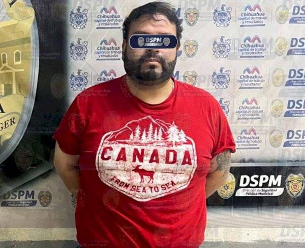 Agrede a policías y le hallan pistola marihuana y cristal