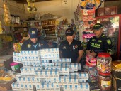 Incautan mercancía de contrabando avaluada en más de 14 millones de pesos