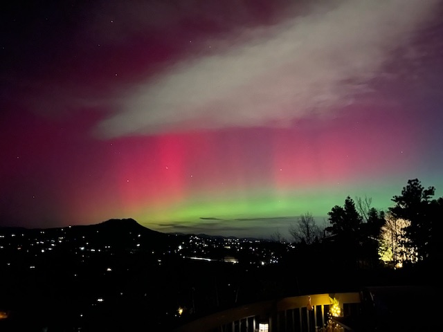 Photos: Northern lights seen across Colorado sky Tuesday night