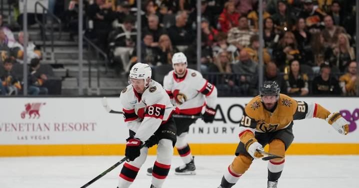 Ottawa Senators beat Golden Knights 4