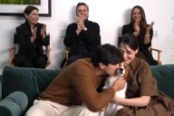 Shohei Ohtani Kisses His Dog Before His Wife After Winning National League MVP