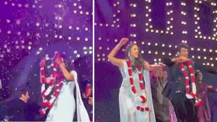 Behind Smriti Mandhana’s stunning sangeet fashion moment