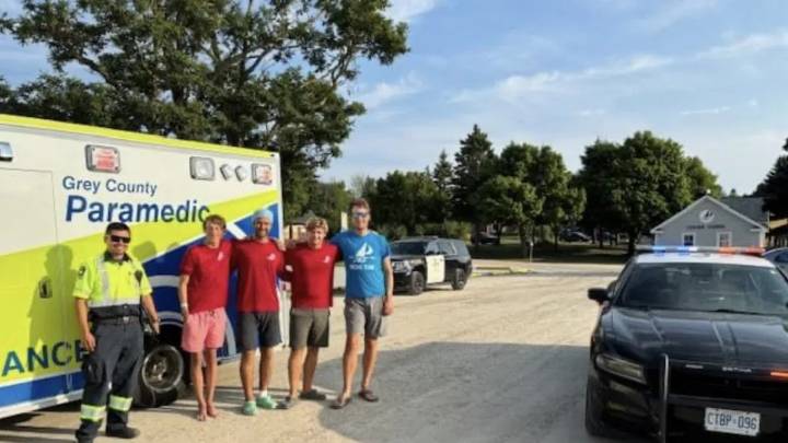Meaford Honours Sailing School Members Who Saved A Woman From The Habour Last Year