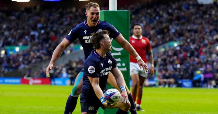 Scotland thump Tonga 56-0 as van der Merwe tops try charts