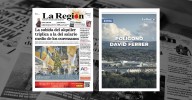 La portada de La Región de este sábado, 22 de noviembre