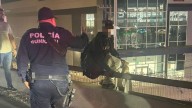Intentó lanzarse de un puente en la Zaragocita; policías lo rescataron