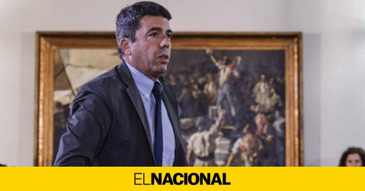 Mazón solicita comparecer el próximo martes en la comisión de investigación de la DANA en las Corts