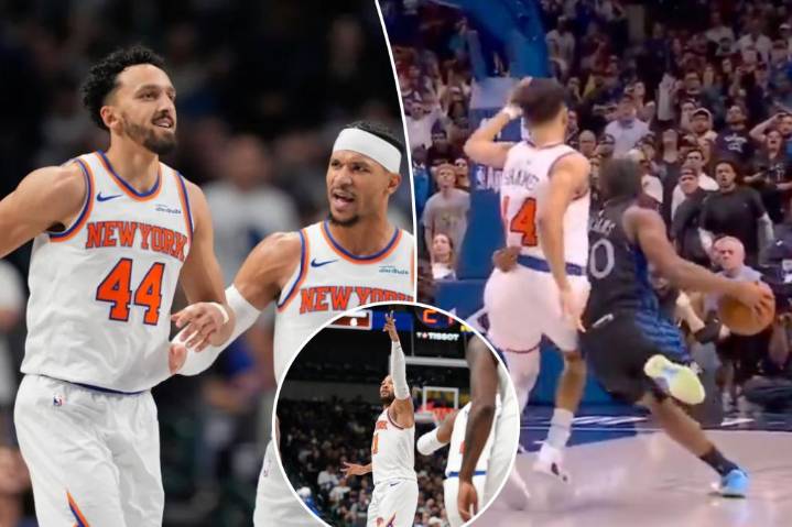 Landry Shamet's heroics, late whistle save Knicks in wild win vs. mavericks