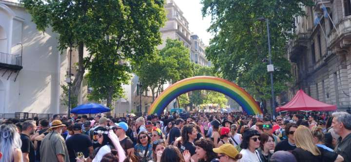 Comenzó la 34º edición de la marcha del orgullo en la Ciudad de Buenos Aires