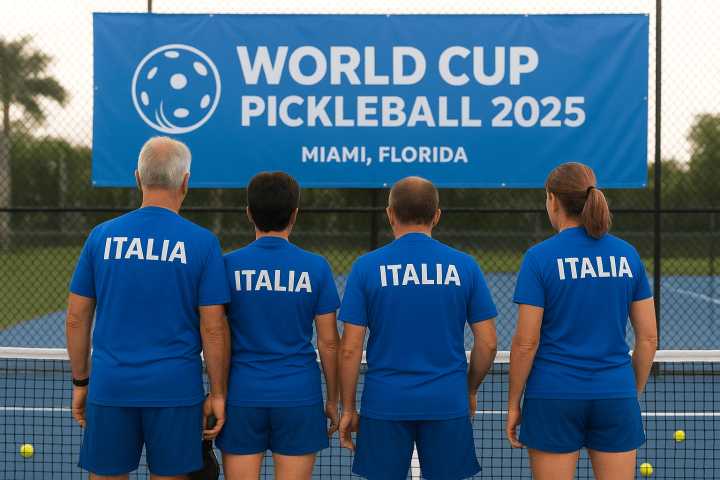 Pickleball, trionfo azzurro a Miami: un argento che vale oro