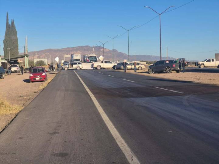 Bloqueo en carretera Chihuahua