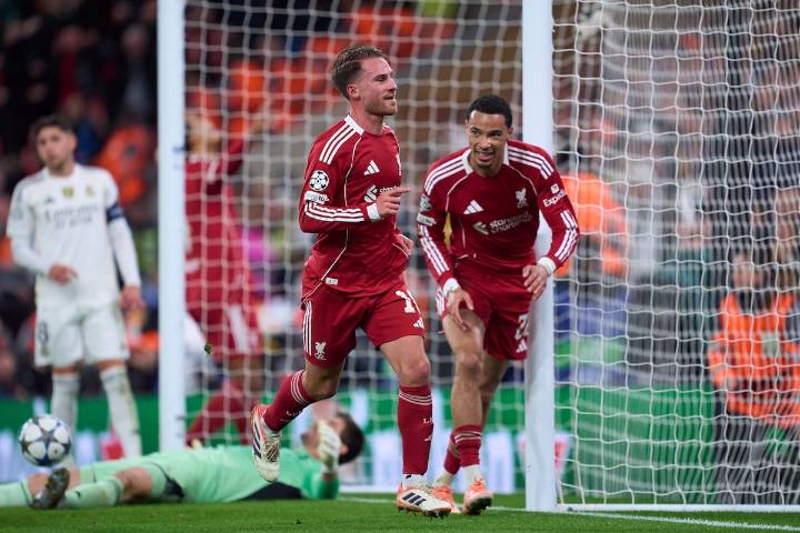 Liverpool le propina al Real Madrid su primera derrota en la Champions League 2025
