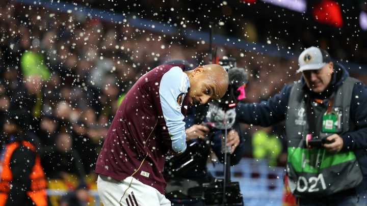Aston Villa star left cut as rival captain pleads with supporters to calm down amid ugly clash with police