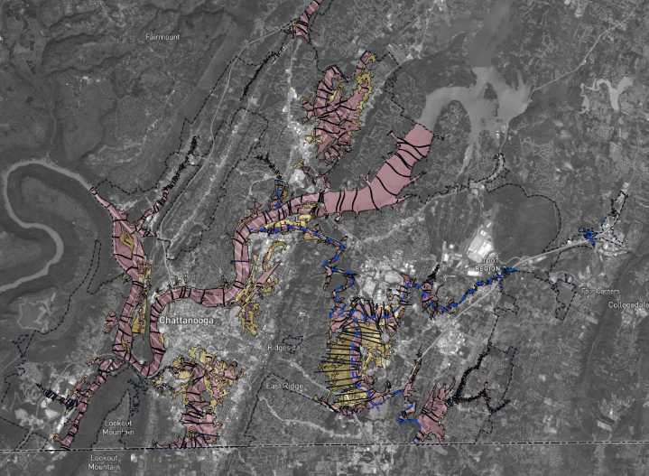New floodplain maps released for Chattanooga