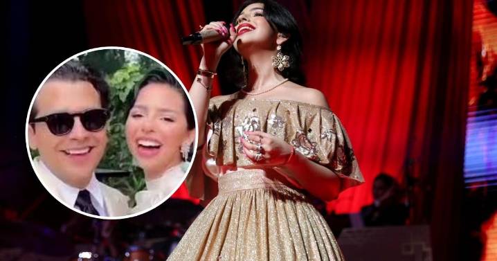 Ángela Aguilar se burla de sí misma y grita: “AMAAR” durante concierto