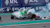 VIDEO: el impresionante accidente de Gabriel Bortoleto sobre el final de la carrera Sprint de Brasil