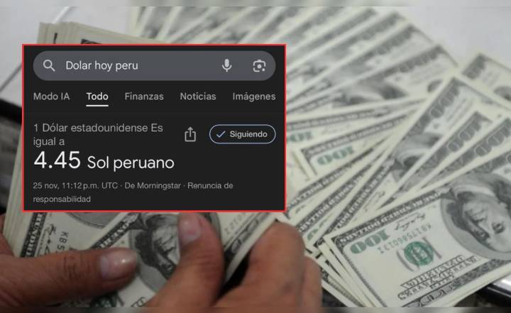 ¿Dólar a 4,45? Google muestra incorrecto tipo de cambio
