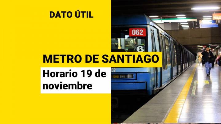 ¿A qué hora cierra el Metro de Santiago este miércoles 19 de noviembre? Habrá horario extendido por concierto de Oasis
