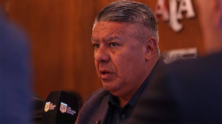 Chiqui Tapia le respondió al presidente de la Liga de España, Javier Tebas, por sus críticas al fútbol argentino