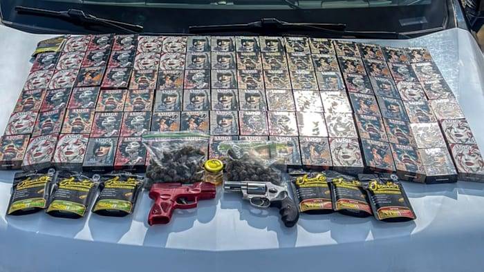 Marijuana, guns, more than 100 THC vapes discovered in vehicle speeding through San Antonio school zone, DPS says