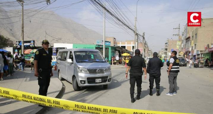 Sicarios asesinan chofer que hacía colectivo en Lurigancho