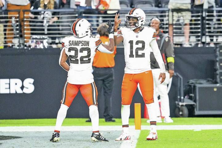 NFL roundup: Shedeur Sanders wins first start as Browns sack Raiders 10 times