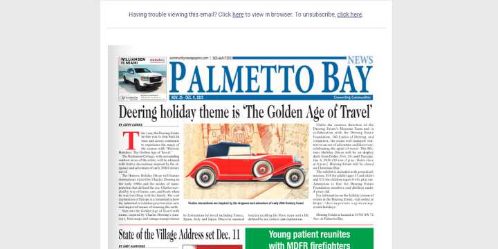 State of the Village Address set Dec. 11