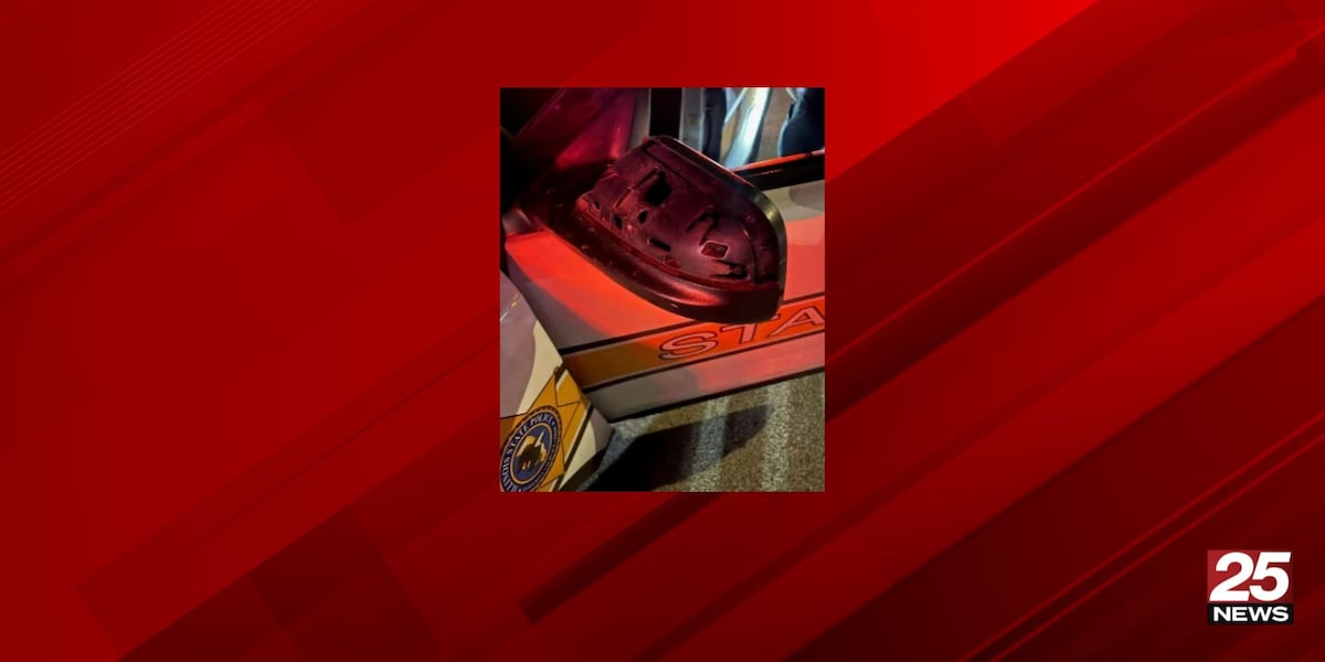 State Police patrol vehicle hit while on traffic stop in Peoria County