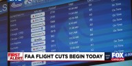 FAA flight cuts begin