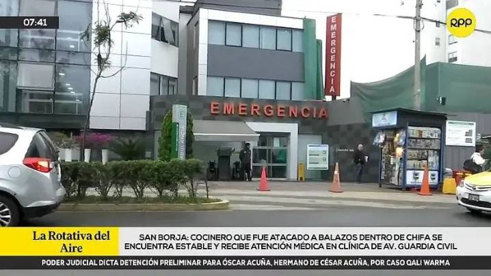 Cocinero baleado en chifa de San Luis permanece hospitalizado: esto es lo que se sabe de su estado de salud