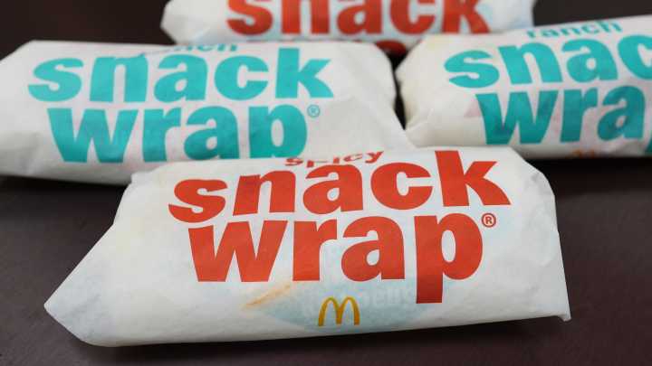 Snack Wraps' return helps boost McDonald's third quarter sales