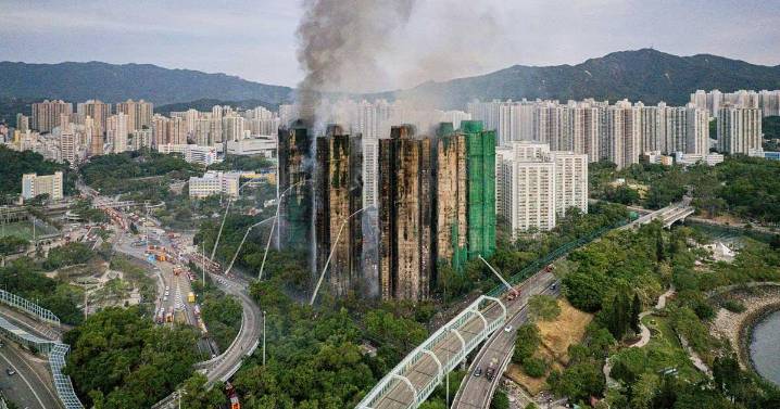 Catástrofe masiva en Hong Kong: Suman 75 muertos por incendio en edificio