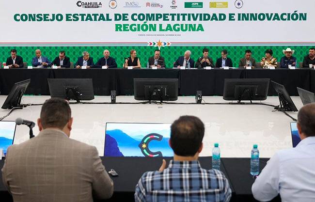 Fortalecen Manolo Jiménez Salinas e IMCO indicadores de Coahuila; presentan plan maestro de competitividad
