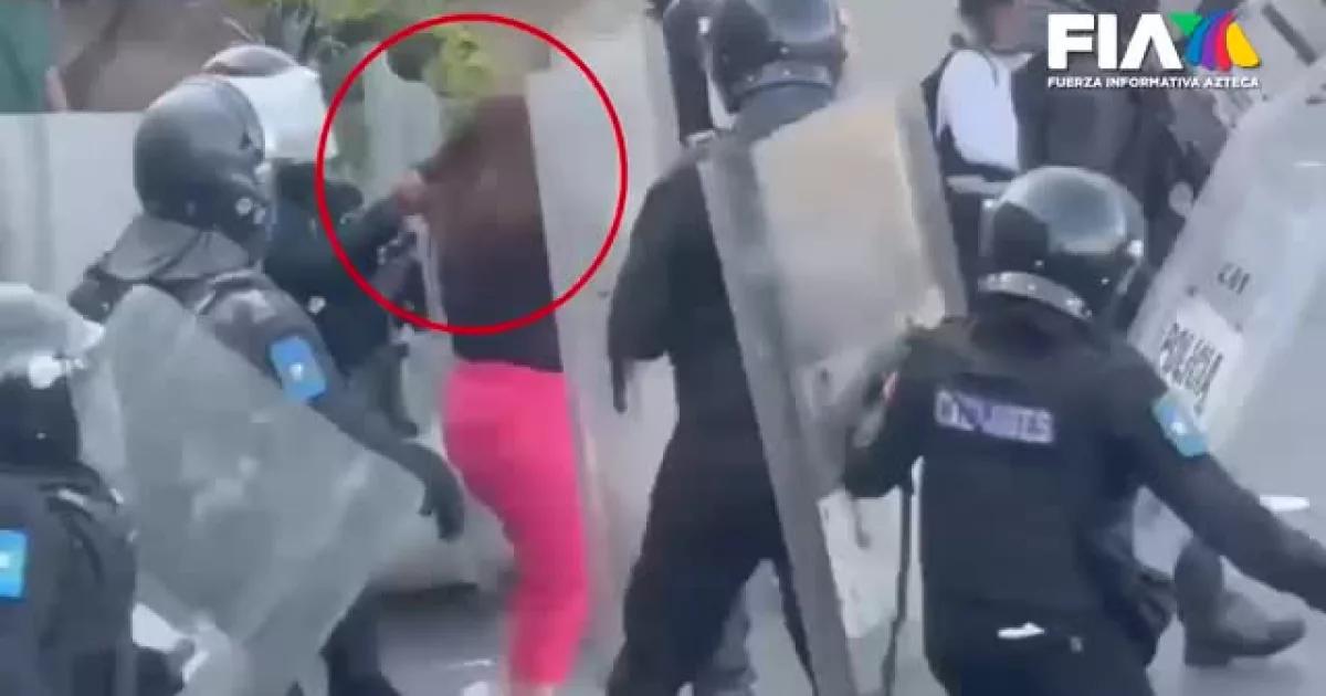 Agresiones a niños durante marcha de la Generación Z en la CDMX